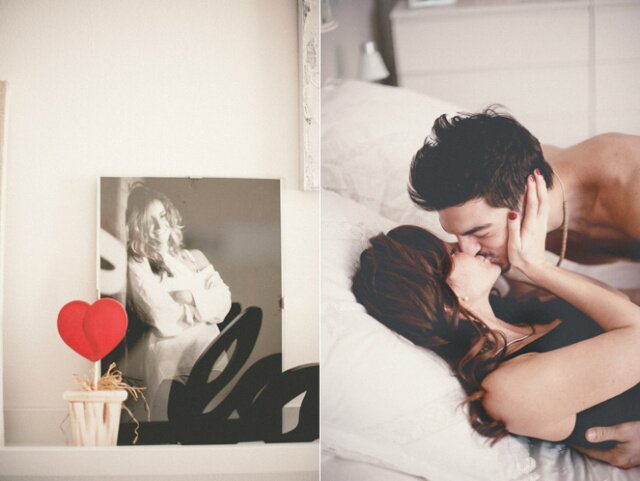 Идеи романтической фотосессии дома для двоих ….
